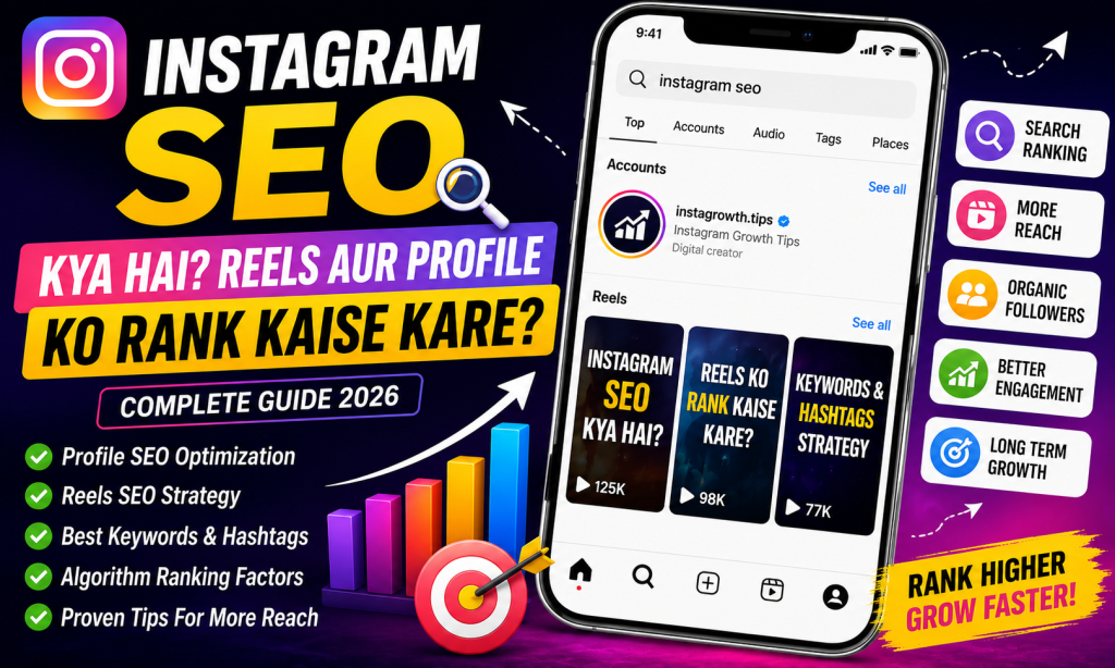 Instagram SEO Kya Hai? Reels Aur Profile Ko Rank Kaise Kare?