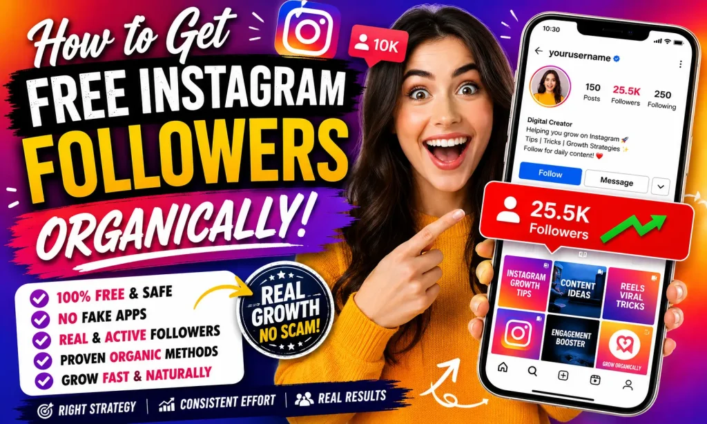 How to Get Free Instagram Followers Organically: The Complete Guide