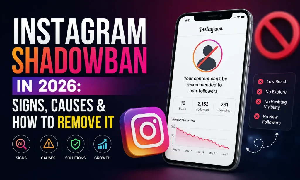 Instagram Shadowban in 2026: Signs, Causes & How to Remove It