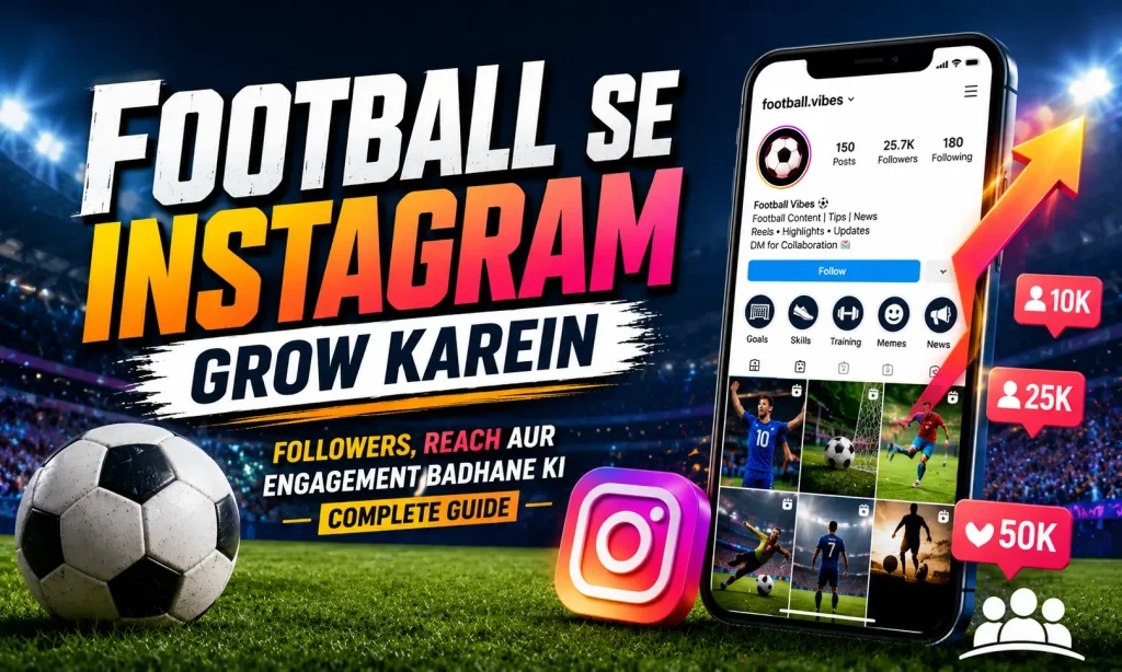 FIFA World Cup Ki Madad Se Instagram Account Kaise Grow Karein? Football Trend Ko Followers Mein Kaise Badlein