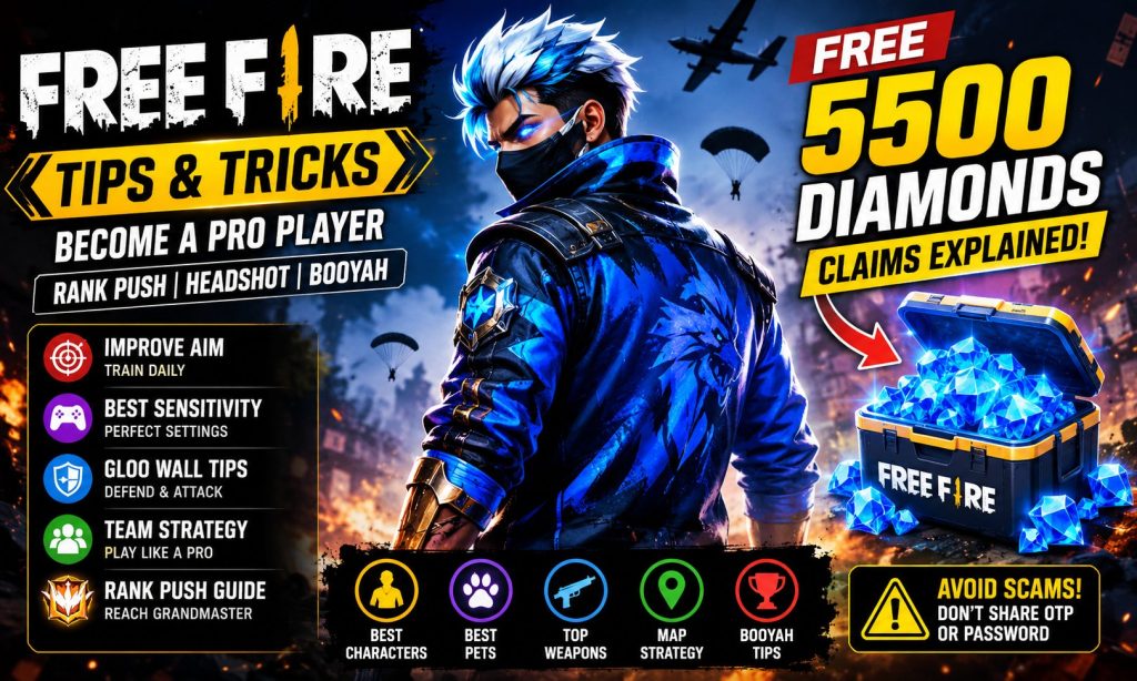 Free Fire Tips & Tricks + Free Diamond Claims Explained