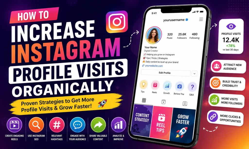 How to Increase Instagram Profile Visits Organically