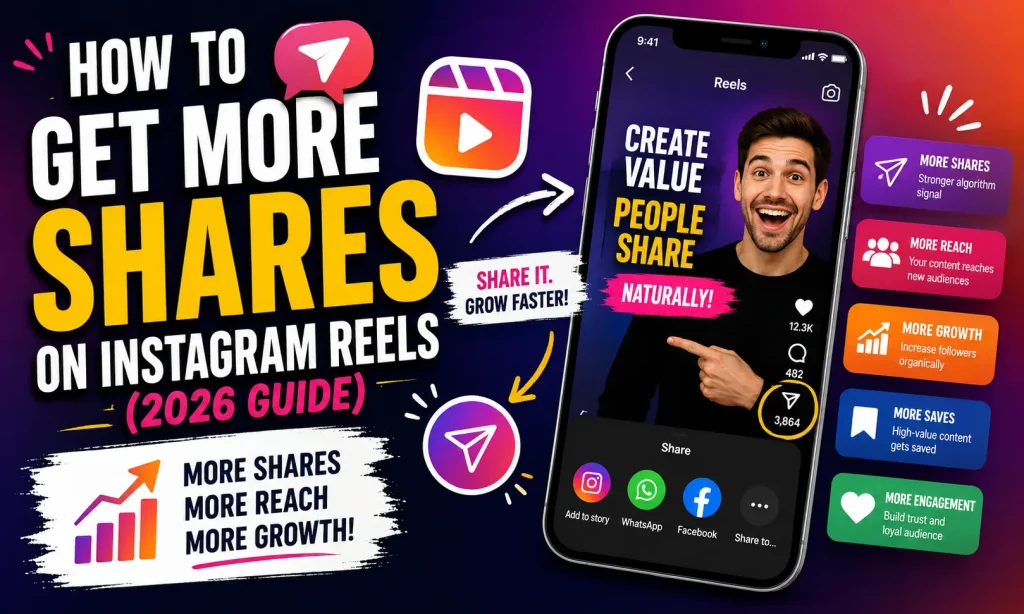 How to Get More Shares on Instagram Reels (2026 Guide)